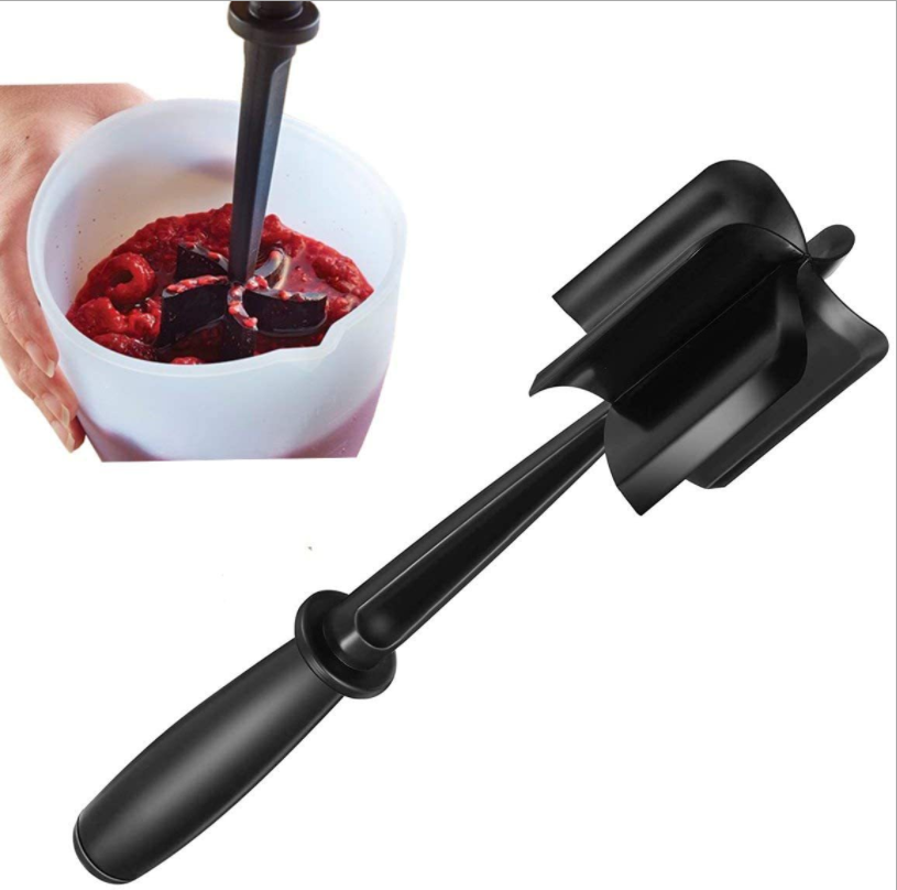 Heat Resistant Nylon Ground Beef Chopper Tool,  Multifunctional Hamburger Potato Mashe,Meat Chopper