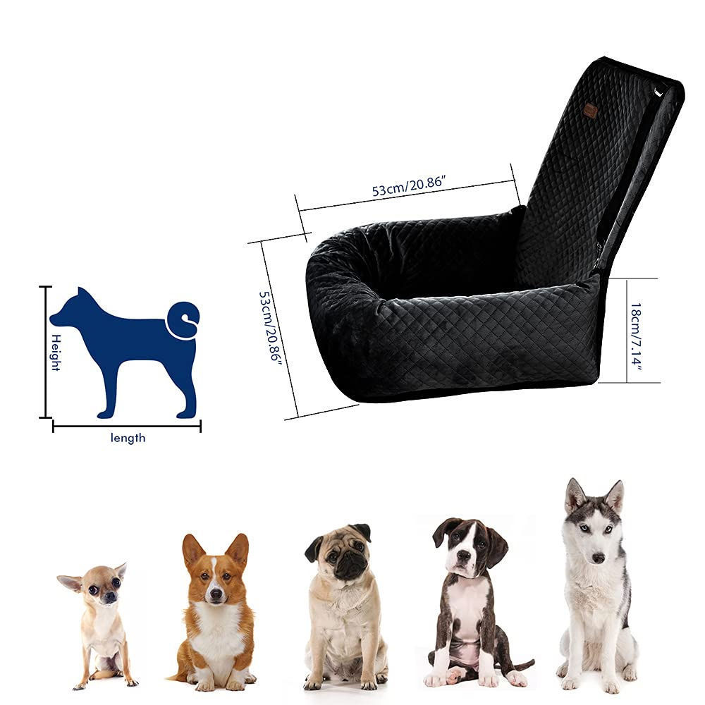 High Quality Dog Car Seat Pet Booster Seat for Medium Small Pets Travel and outdoor Comfortable Dog Sofa Cushion