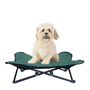 Wholesale High Quality  Portable Safe Folding Simple Pet Lounge Chair Outdoor Collapsible Dog Cat Nest Large Elevated Pet Bed