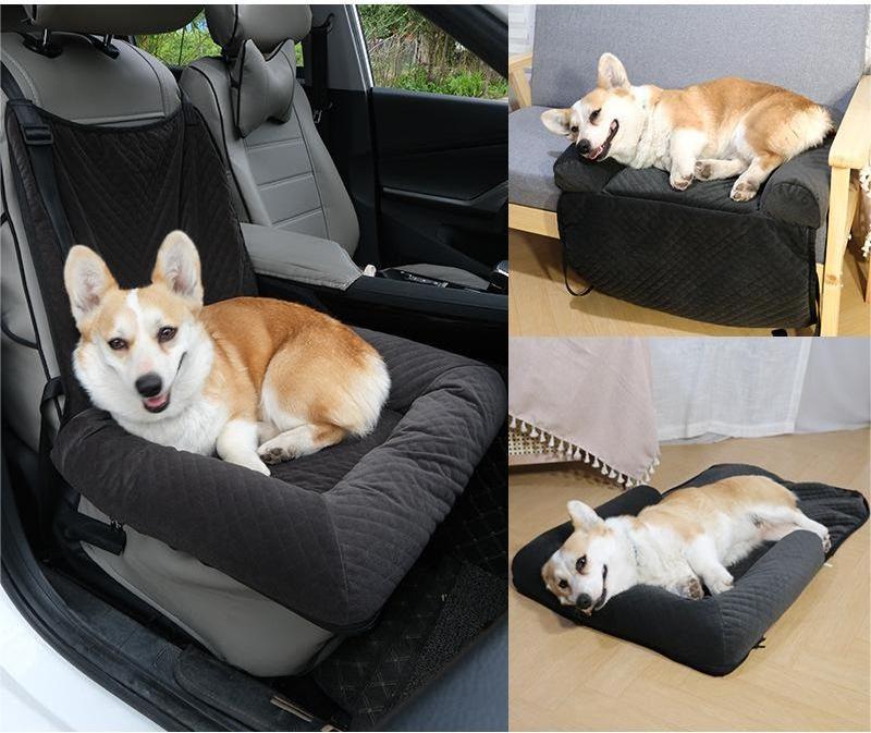 High Quality Dog Car Seat Pet Booster Seat for Medium Small Pets Travel and outdoor Comfortable Dog Sofa Cushion