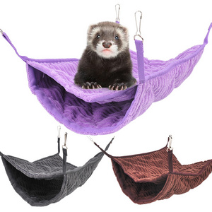 Wholesale Customized Hot Sale Ferret Double Bunk Bed Hammock Ferret Hammock Swing Bed for Dog