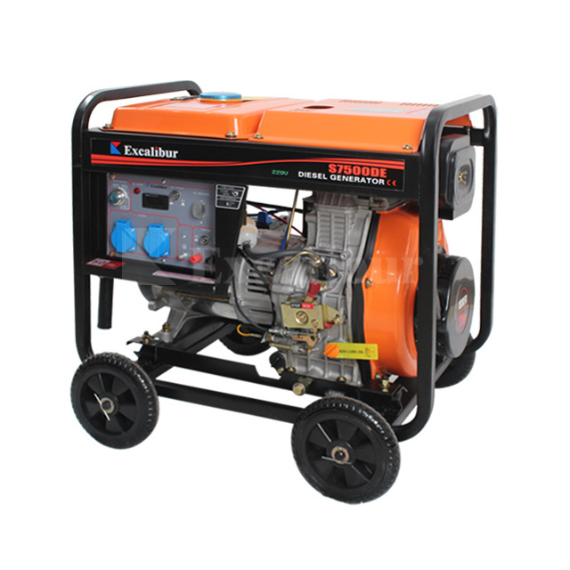 Diesel Generator 4.5kw 2KW 3KW 5KW 6KW 7KW 8KW 3000 Watt 3000w 5.5kw Small Type Open Air Cooled Diesel Generators