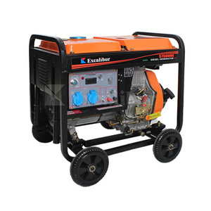 Excalibur 5KVA portable Diesel Generator set S8500D S8500DE open Generator for sale