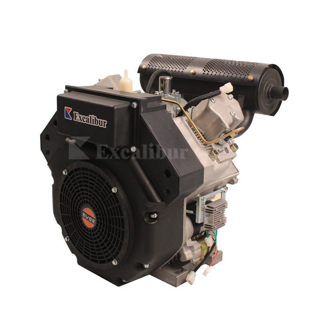 Excalibur 2 cylinder v-twin 25 HP 20 HP High Performance 4 stroke diesel engine