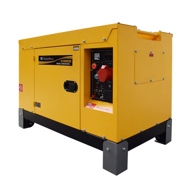 Excalibur Super Silent 9.5KW Universal Wheels Portable Easily Moving Diesel Generator