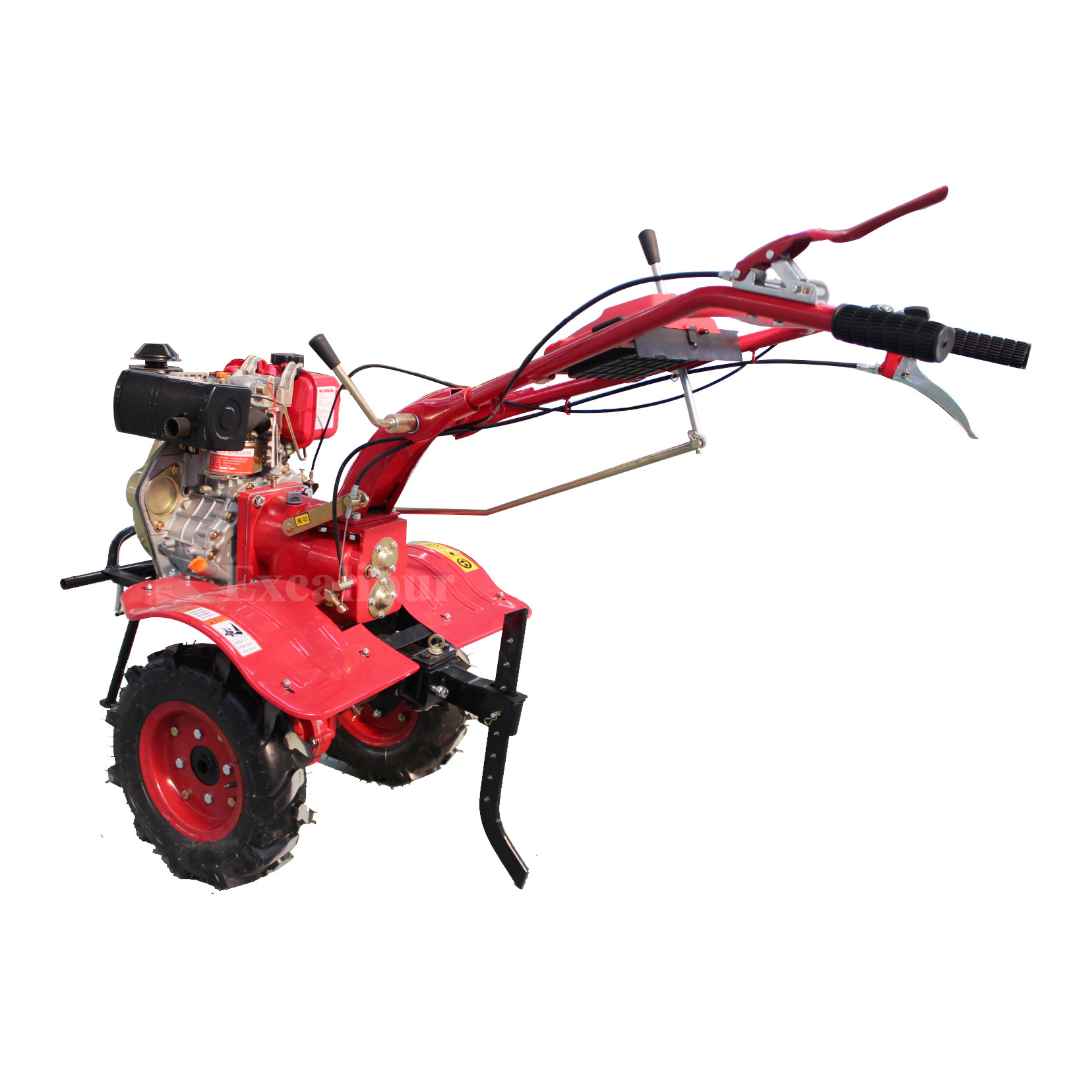 Excalibur Tiller Machine Agricultural Portable 7hp 10hp Diesel Power Farm Agriculture Tiller For Sale