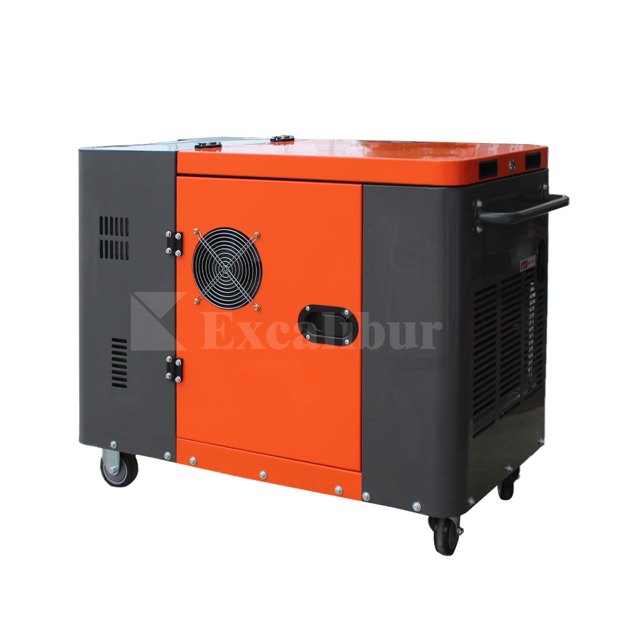 8KW Air Cooled Digital Display S9800DS Silent Diesel Generator ATS System 24v Dc Generator