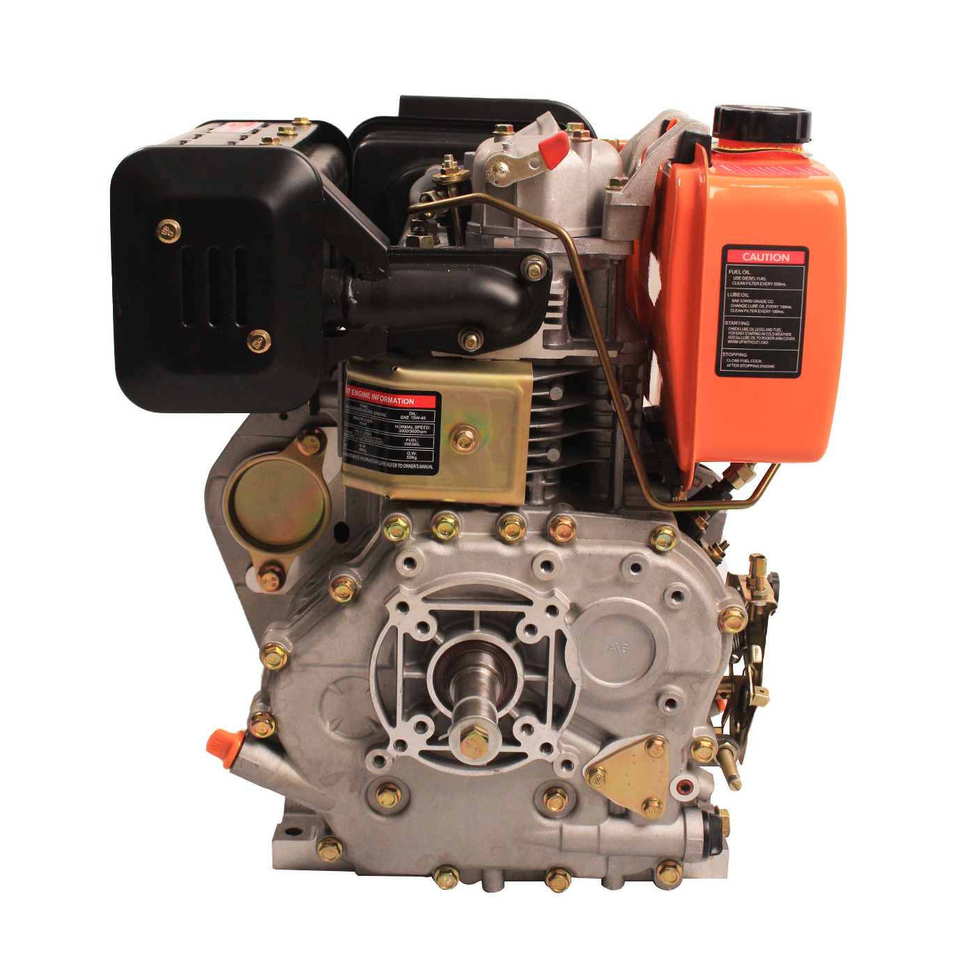 Chinese Engine Diesel Small 7hp Machinery Engines Single Cylinder Boat Marine Diesel Engines Air Cooled for Pumping 3.5L