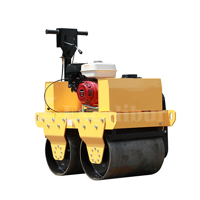 Excalibur Walk Behind hydraulic Vibratory Double Drum Tandem Road Roller Compactor Machinery Mini Asphalt Road Compactor Roller