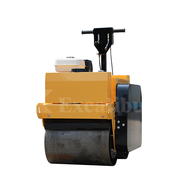 Excalibur Walk Behind hydraulic Vibratory Double Drum Tandem Road Roller Compactor Machinery Mini Asphalt Road Compactor Roller