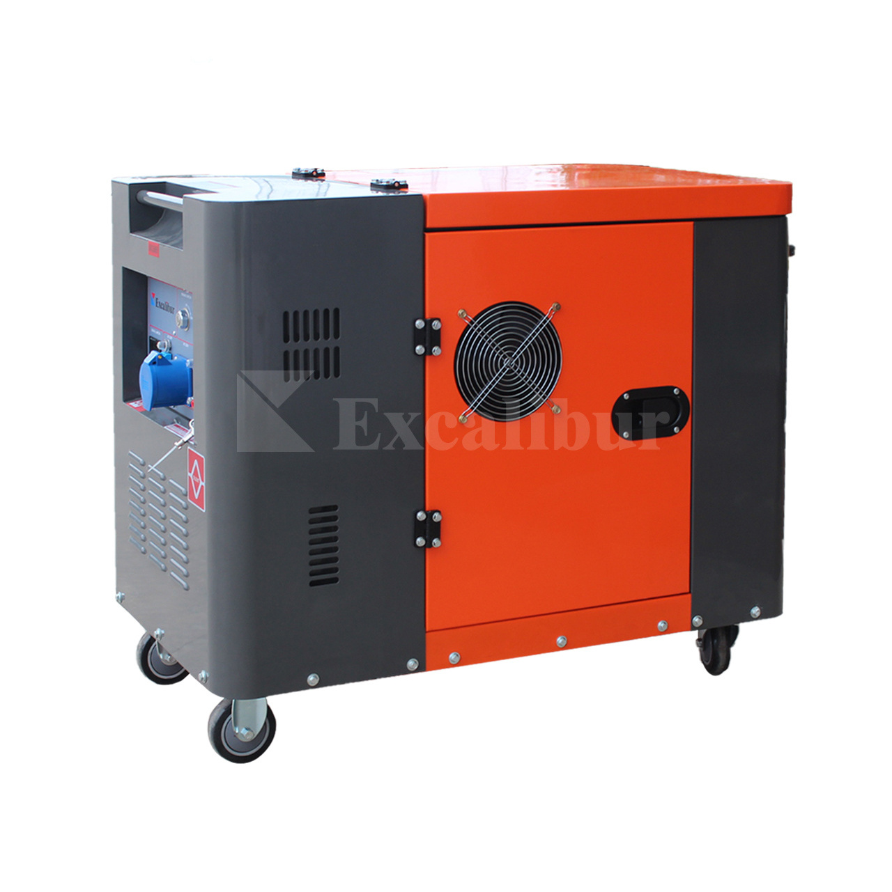 8KW Air Cooled Digital Display S9800DS Silent Diesel Generator ATS System 24v Dc Generator