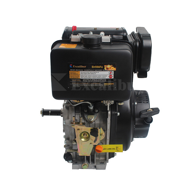 2021 NEW 4 STROKE SINGLE CYLINDER AIR-COOLED ELECTRONIC START DIESEL ENGINE 6HP 7HP Motor