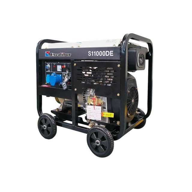 8KW Portable Air Cooled with Wheels  Open Frame Small Diesel Generator