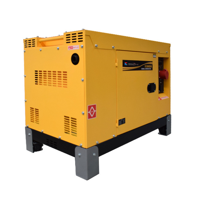 Excalibur Super Silent 9.5KW Universal Wheels Portable Easily Moving Diesel Generator