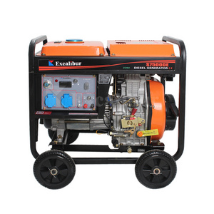 Diesel Generator 4.5kw 2KW 3KW 5KW 6KW 7KW 8KW 3000 Watt 3000w 5.5kw Small Type Open Air Cooled Diesel Generators