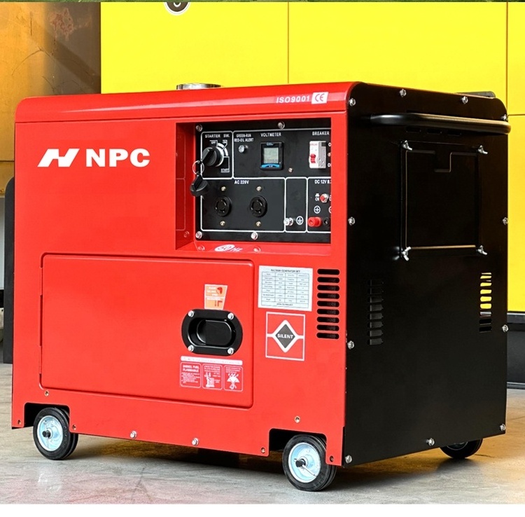 NPC Direct Sale 3kva-10kva Silent Diesel Generator High-Quality 5kva 8kva 10kva Diesel Generators for home use generator