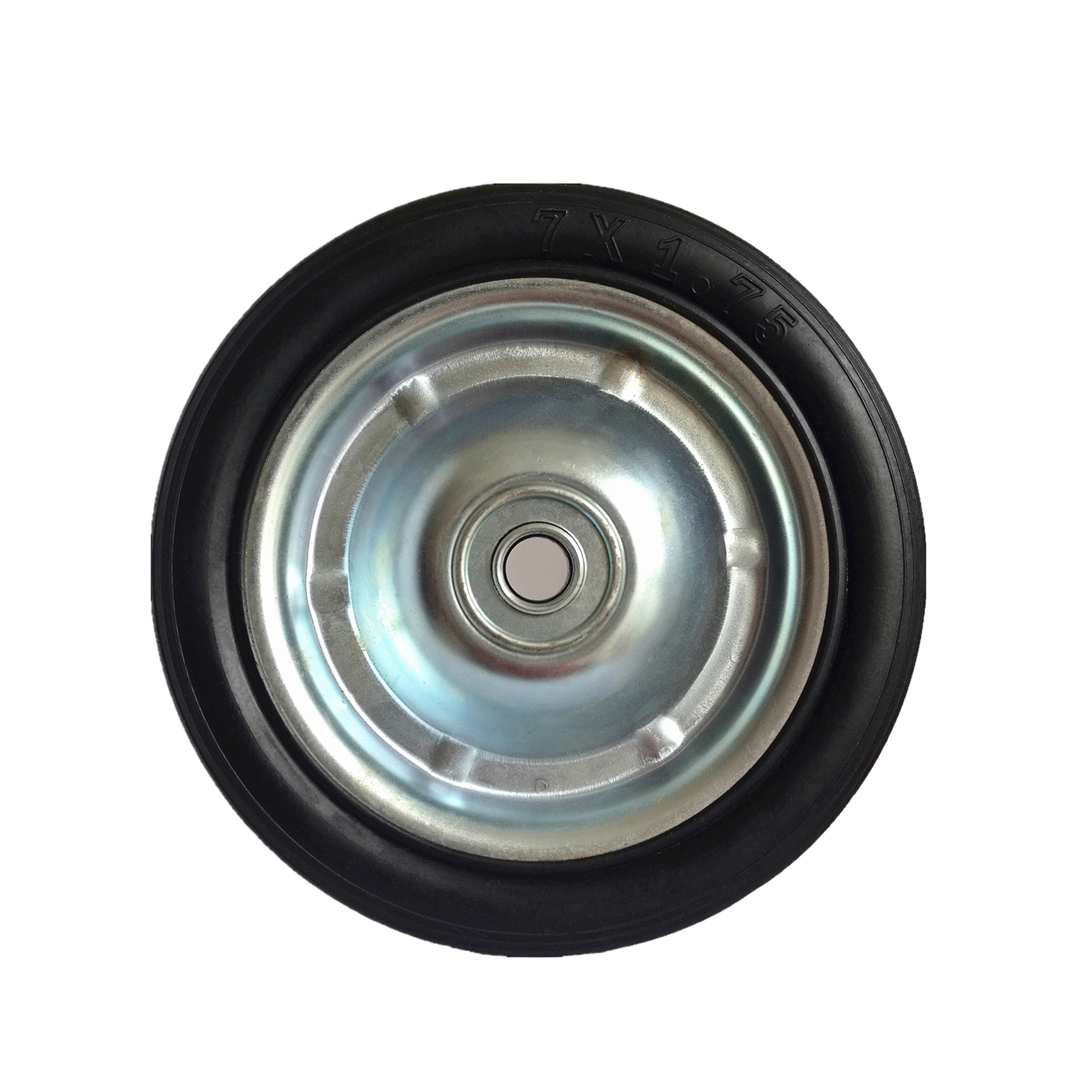 180 mm rubber wheels solid rubber tire for air compressor tires, handcart wheels, lawnmower wheel