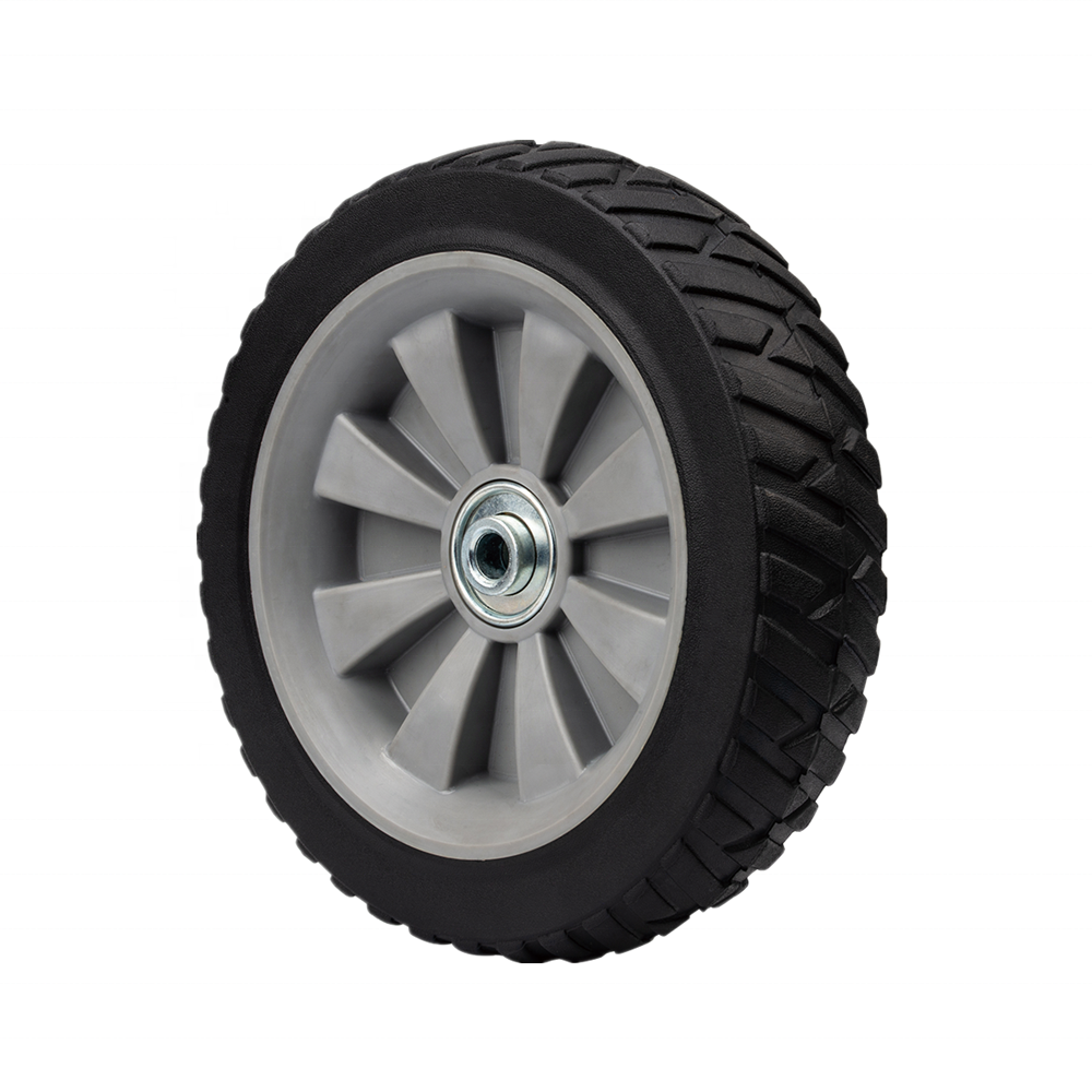 Plastic wheel 7 inch semi-pneumatic tyre for tool box wheels