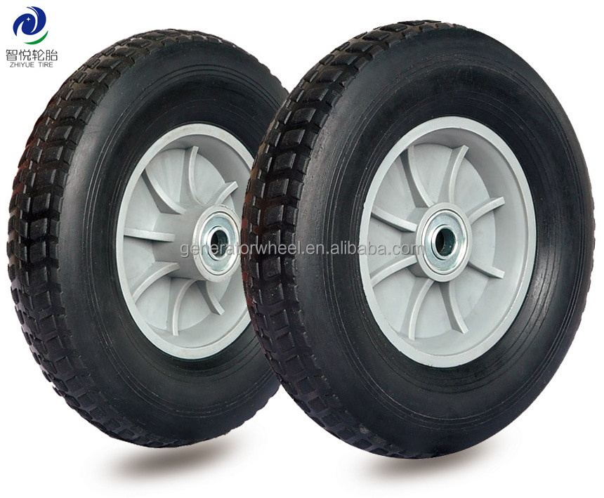 10 inch wheelbarrow solid rubber tires 260x85 300-4