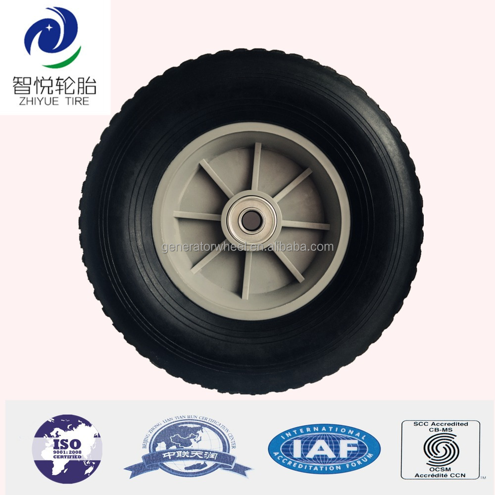 10 inch wheelbarrow solid rubber tires 260x85 300-4