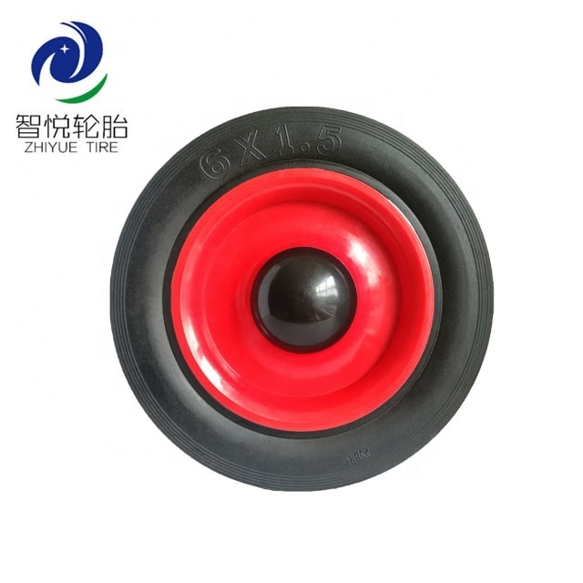 6 inch wheels for baby carriage/box tools wheels/stroller rubber tire