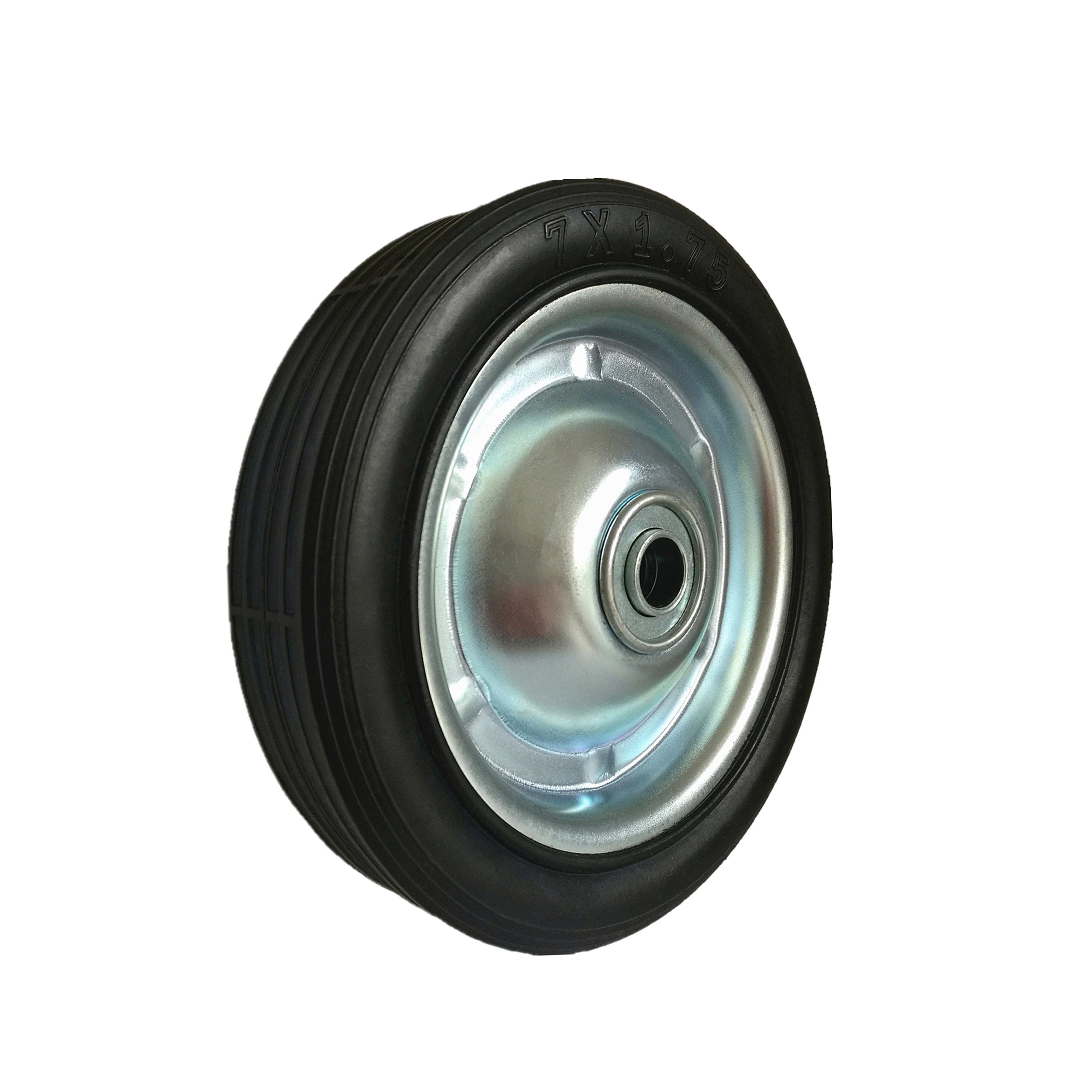 180 mm rubber wheels solid rubber tire for air compressor tires, handcart wheels, lawnmower wheel