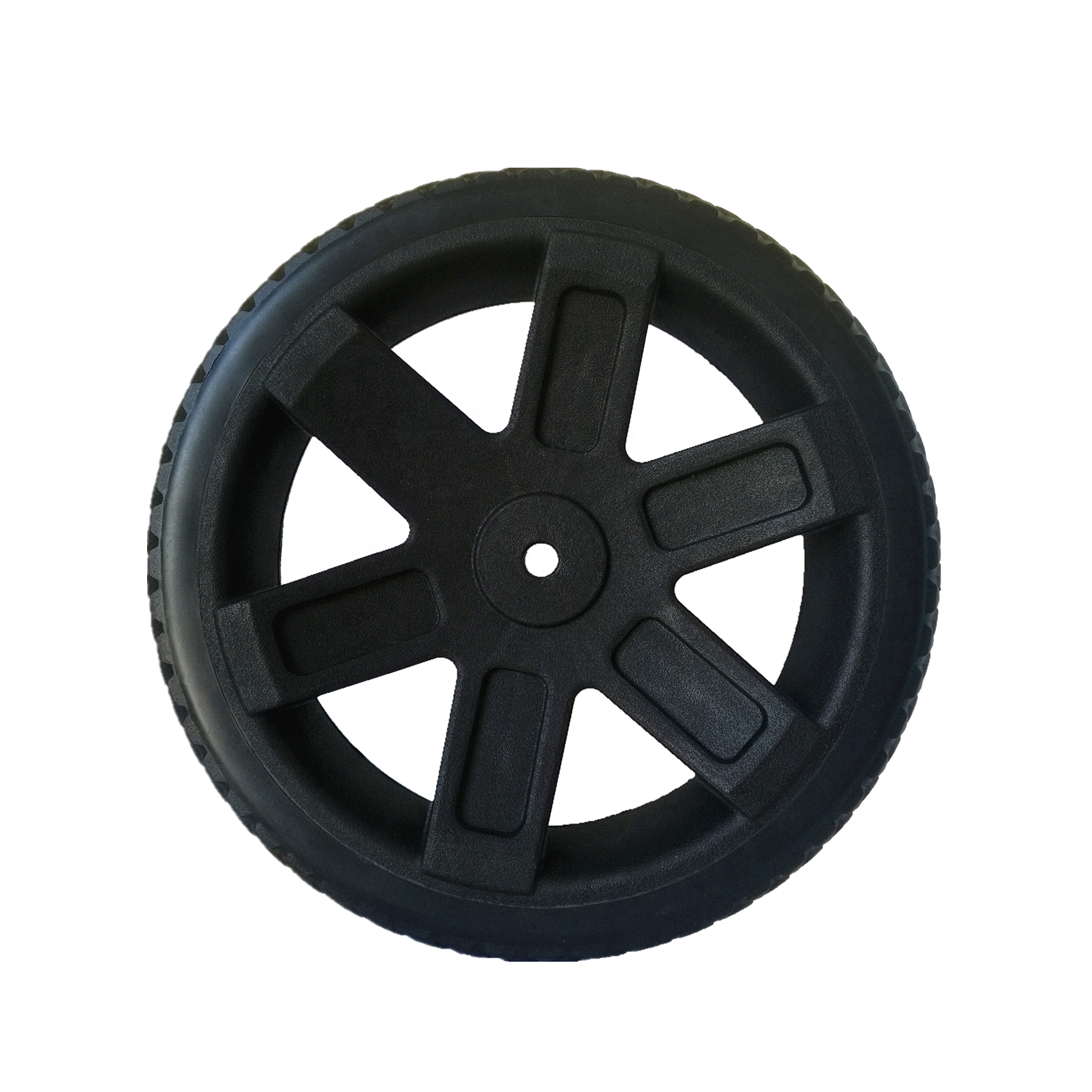 Plastic wheels 300mm x 50mm hand trolley plastic spoke wheel