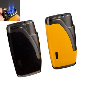 Hannicook Refillable 2 Flame Jet Lighter Wind Proof