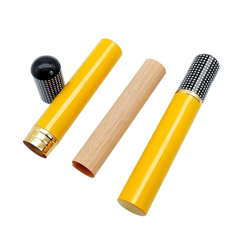 cheap wholesale custom color and brand aluminum cigar tube