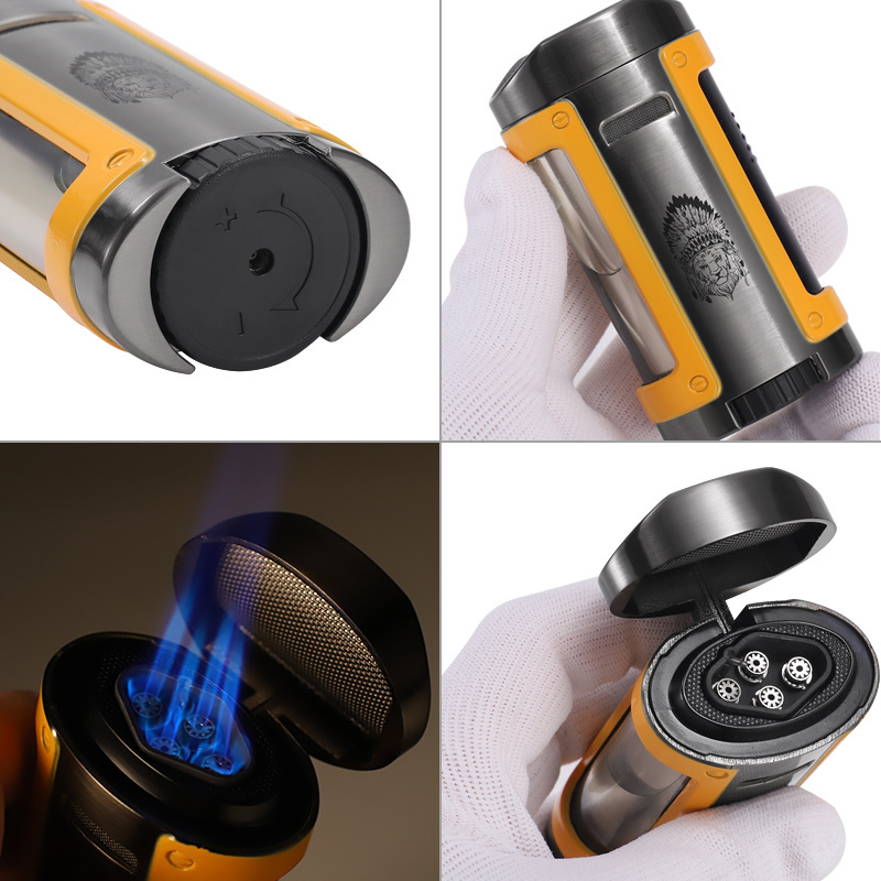 Genesis High end BBQ lighter Torch 4 Flame Cigar Lighter