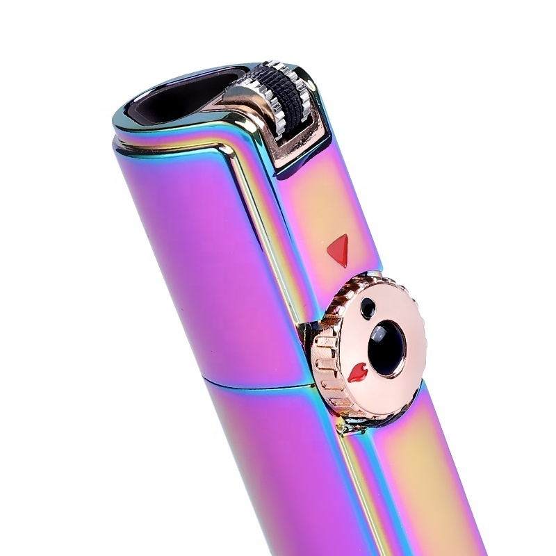 Hot Selling Jet Flame Refillable Gas Lighters Promotion Cigar Lighter Metal Customized Logo Windproof Lighter