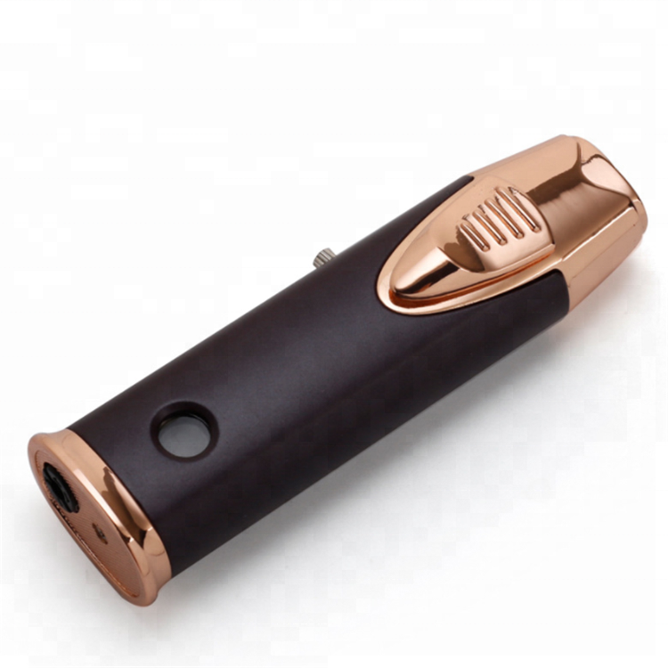 2 Jet Flame Adjustable Windproof Butane Torch Lighter for Camping and Candles