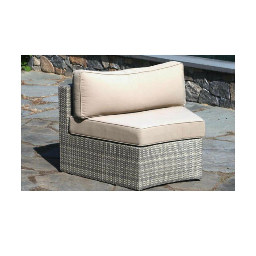 Outdoor Furniture - Santorini Curved Chair Curved chair Aluminum frame Knit semicircular rope - Hot sale 2023