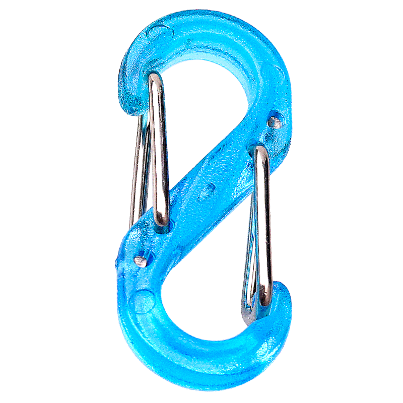 Mini plastic s promotional keychains carabiners carabiner clips custom logo Swivel self hook