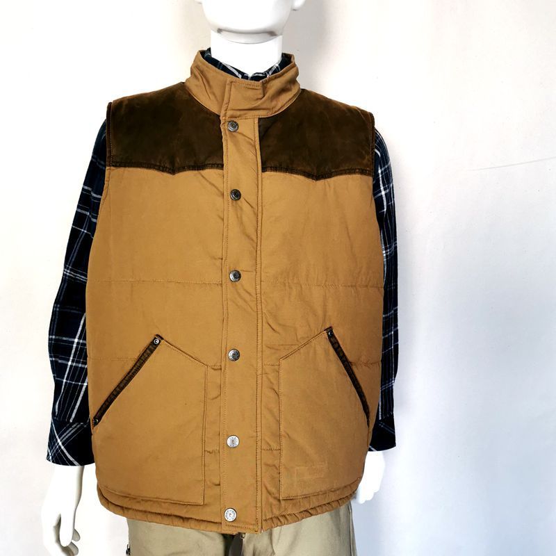 OEM Heavy Duty Cotton Canvas Men Flannel Lined Outdoor Winter Workwear Light Canvas Work Vest