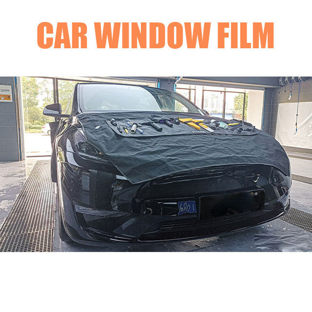 HoHo Brand Blue Chameleon Window tint car window film.