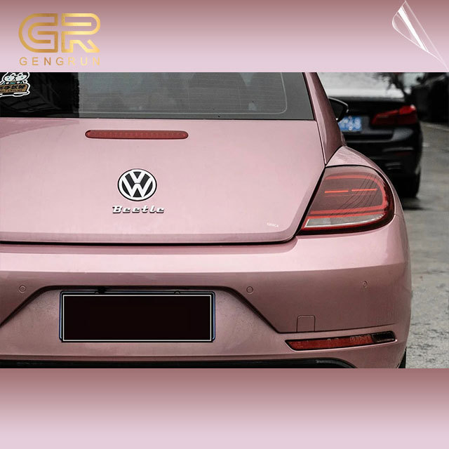 Matte Diamond Sands Pink Vinyl Wrap Film Automobiles Car Wrapping Stickers With Air Free Bubble