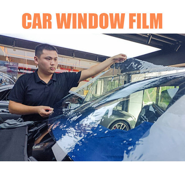 HoHo Brand Blue Chameleon Window tint car window film.