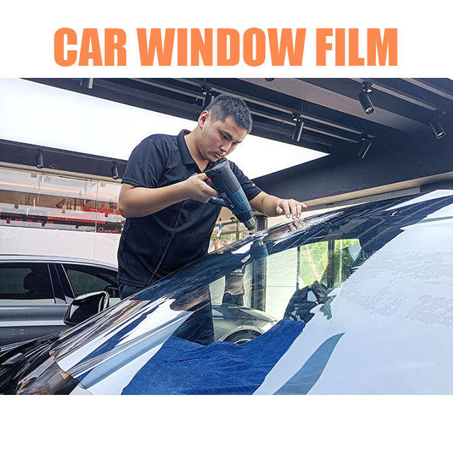 HoHo Brand Blue Chameleon Window tint car window film.