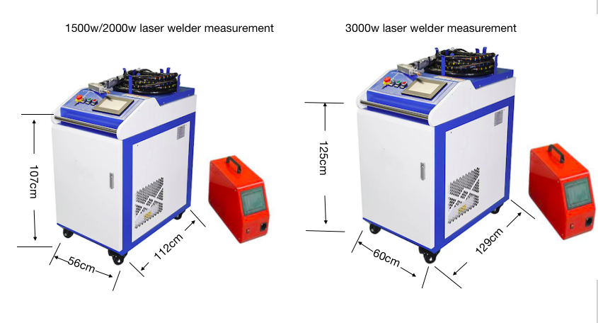 SUP21T SUP23T laser welding head 1000W 1500W 2000W 3000W Fiber Laser Welding Machine Price laser welder For Sale