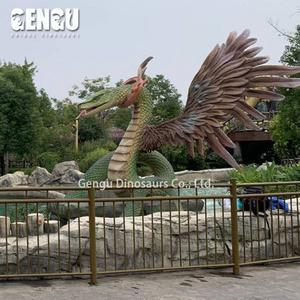 Customized Animatronic Model Simulation Big Snake For Sale