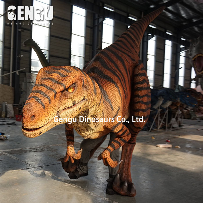 Hand Made Realistic Dinosaur Costumes Of Velociraptor