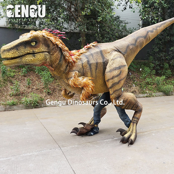 Walking Dinosaur Suit 3D Silicon Rubber Dinosaur Costume