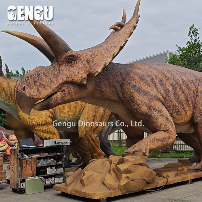 Handmade 3D Dinosaur Model Animatronic Pumpkin Statue For Sale