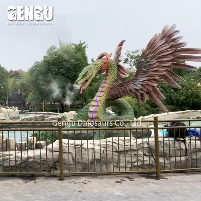 Customized Animatronic Model Simulation Big Snake For Sale