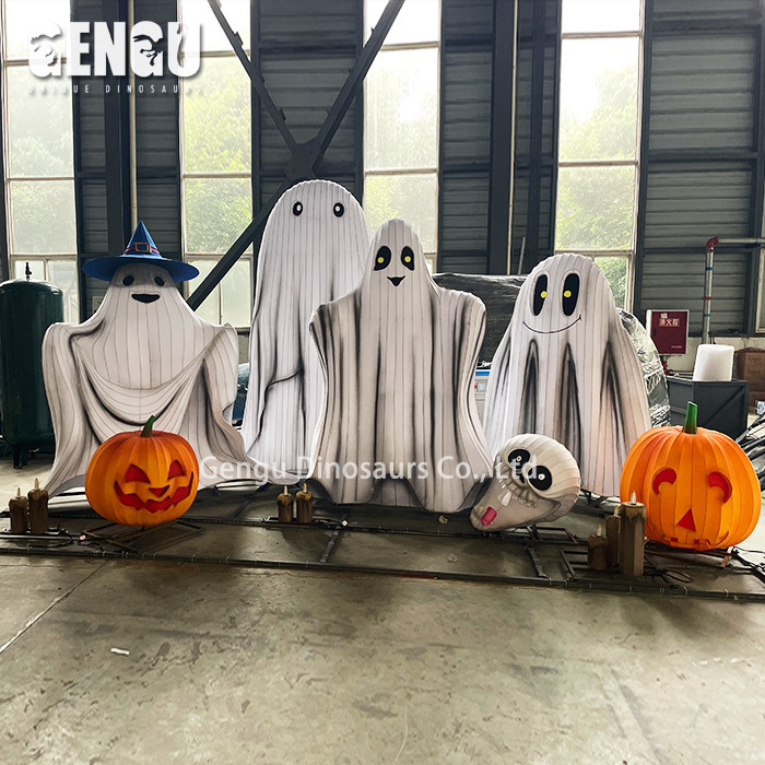 Outdoor Decorative Lanterns Halloween Horror Themed Decorations Chinese Lanterns