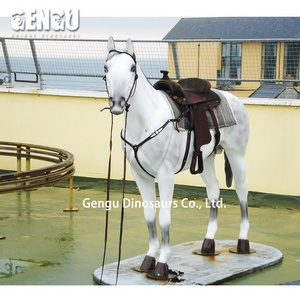 Zoo Park Decoration Life Size Animatronic Horse Model