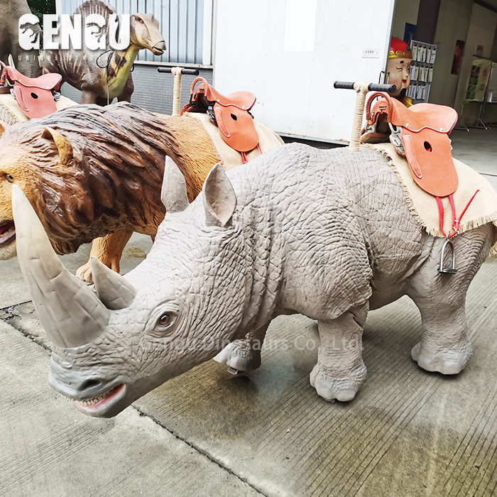 Handmade Lion Model Mechanical Animal Ride