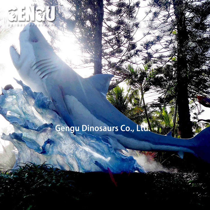 Amusement Equipment Fiberglass Flying Shark