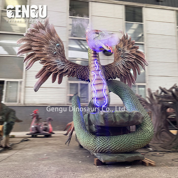 Customized Animatronic Model Simulation Big Snake For Sale